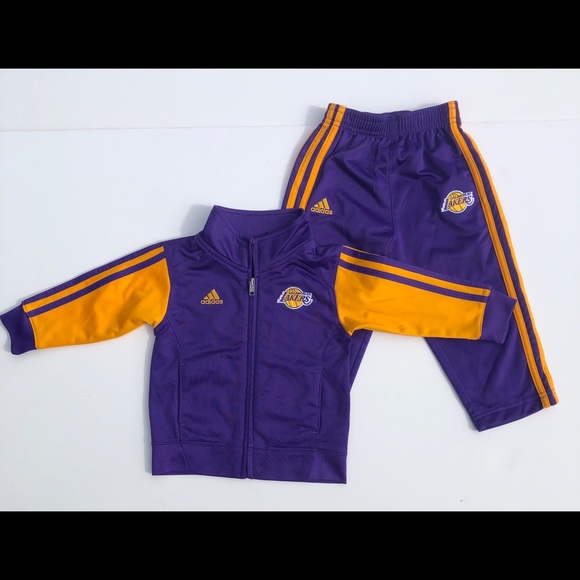 lakers jogging suit
